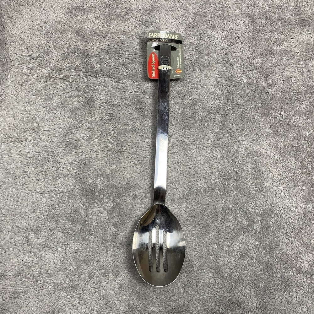 Farberware Stainless Steel Slotted Serving Spoon Utensil